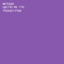 #8758AE - Trendy Pink Color Image