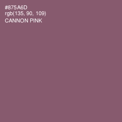 #875A6D - Cannon Pink Color Image