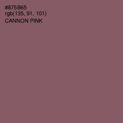 #875B65 - Cannon Pink Color Image