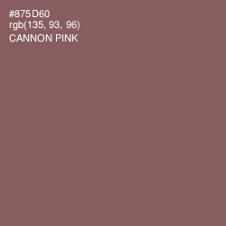 #875D60 - Cannon Pink Color Image