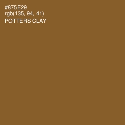 #875E29 - Potters Clay Color Image