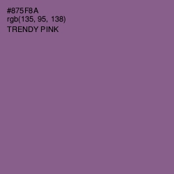 #875F8A - Trendy Pink Color Image