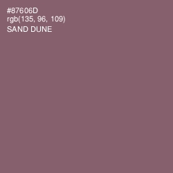 #87606D - Sand Dune Color Image