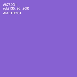 #8760D1 - Amethyst Color Image