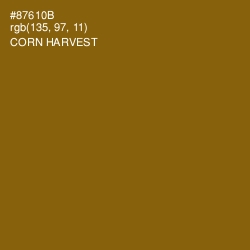 #87610B - Corn Harvest Color Image