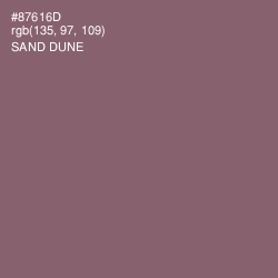 #87616D - Sand Dune Color Image