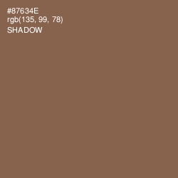 #87634E - Shadow Color Image