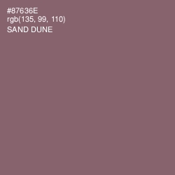 #87636E - Sand Dune Color Image