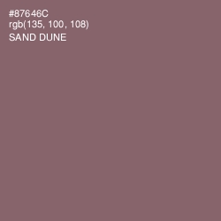 #87646C - Sand Dune Color Image