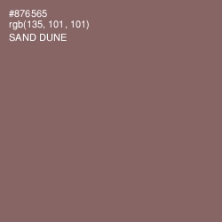 #876565 - Sand Dune Color Image