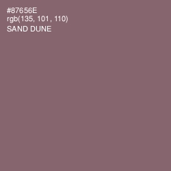 #87656E - Sand Dune Color Image