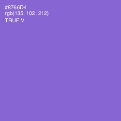 #8766D4 - True V Color Image
