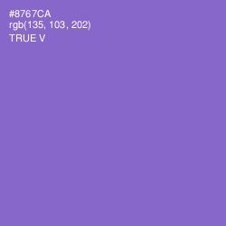 #8767CA - True V Color Image