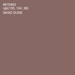#876863 - Sand Dune Color Image