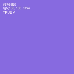 #8769E0 - True V Color Image
