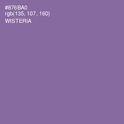 #876BA0 - Wisteria Color Image