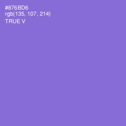 #876BD6 - True V Color Image