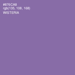 #876CA8 - Wisteria Color Image