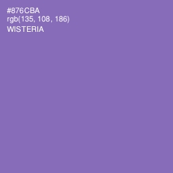 #876CBA - Wisteria Color Image