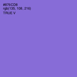 #876CD8 - True V Color Image