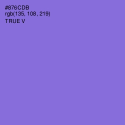 #876CDB - True V Color Image