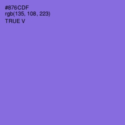#876CDF - True V Color Image