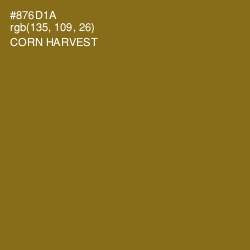 #876D1A - Corn Harvest Color Image