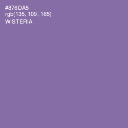 #876DA5 - Wisteria Color Image