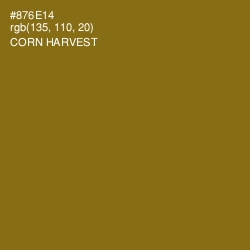 #876E14 - Corn Harvest Color Image
