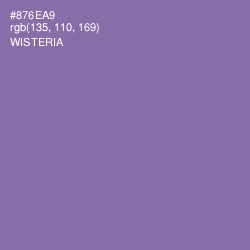 #876EA9 - Wisteria Color Image