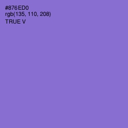 #876ED0 - True V Color Image