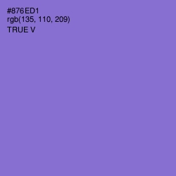 #876ED1 - True V Color Image