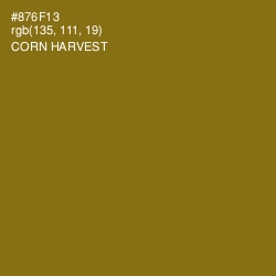 #876F13 - Corn Harvest Color Image