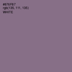 #876F87 - Strikemaster Color Image