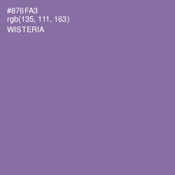 #876FA3 - Wisteria Color Image