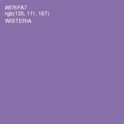 #876FA7 - Wisteria Color Image