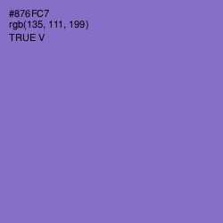 #876FC7 - True V Color Image