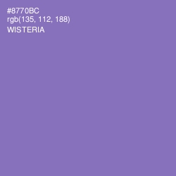 #8770BC - Wisteria Color Image