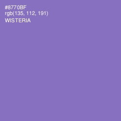 #8770BF - Wisteria Color Image