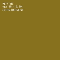 #87711E - Corn Harvest Color Image