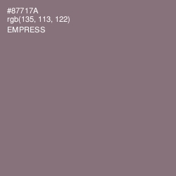 #87717A - Empress Color Image