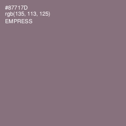 #87717D - Empress Color Image