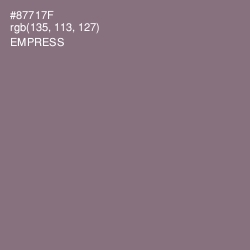 #87717F - Empress Color Image