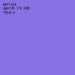 #8771E4 - True V Color Image