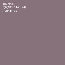 #87727C - Empress Color Image