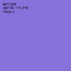 #8772DB - True V Color Image