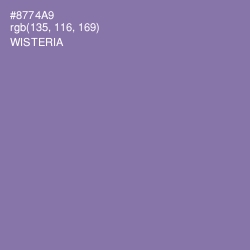 #8774A9 - Wisteria Color Image