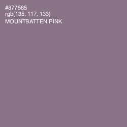 #877585 - Mountbatten Pink Color Image