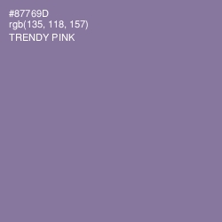 #87769D - Trendy Pink Color Image