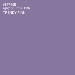 #87769E - Trendy Pink Color Image